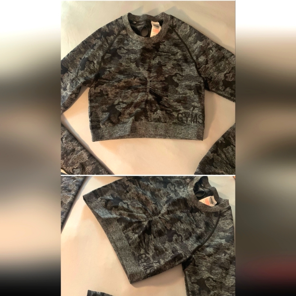 Gymshark Camo Seamless long sleeve